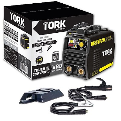 INVERSOR DE SOLDA TOUCH 200 VRD SUPER TORK