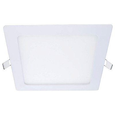 Painel LED 12W 6500K de Embutir Quadrado Bivolt Foxlux