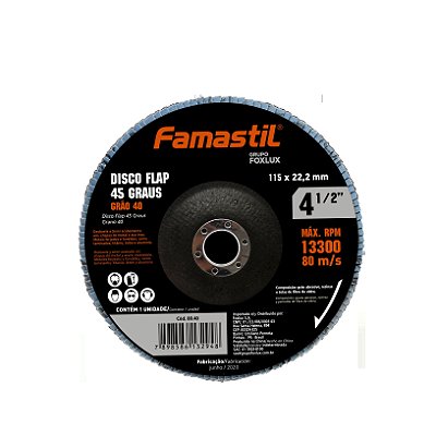 Disco Flap 4.1/2'' X 120G Famastil