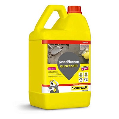 Aditivo Plastificante para Argamassa 3,6L Quartzolit