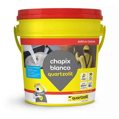 Aditivo Colante para Chapisco Chapix Blanco 18L Quartzolit