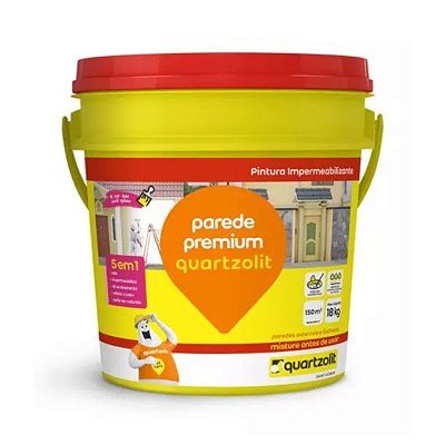 Impermeabilizante Parede Premium 3,6KG Quartzolit