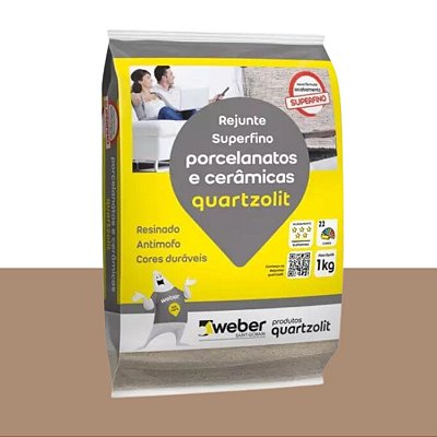 Rejunte Porcelanatos e Cerâmicas 1KG Cairo Quartzolit