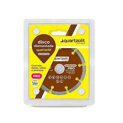 Disco Diamantado Segmentado Quartzolit 538159