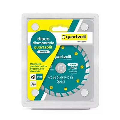 Disco Diamantado Turbo Quartzolit