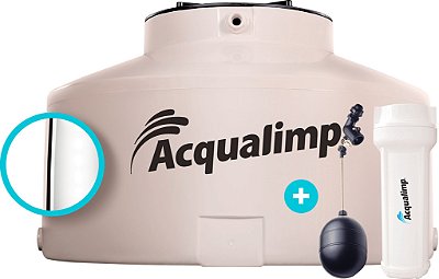 Caixa D'Água Areia 500 Litros Água Limpa com Filtro e Boia Acqualimp