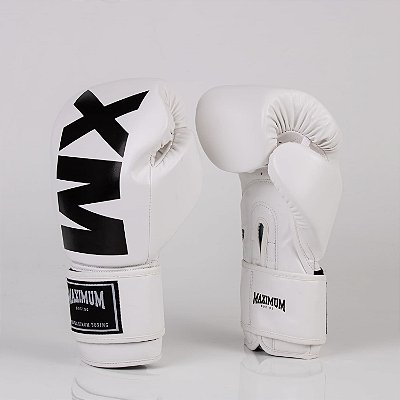 Luva de Boxe e Muay Thai MXM Inverse - Cor White/Black