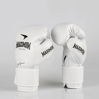 Luva de Boxe e Muay Thai Maximum Pro Series - Branca