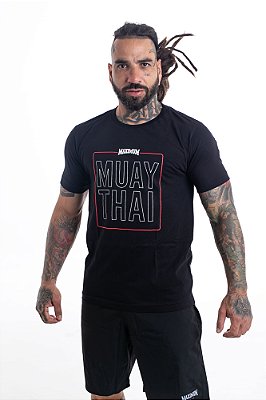 Camiseta Muay Thai Preta - Maximum