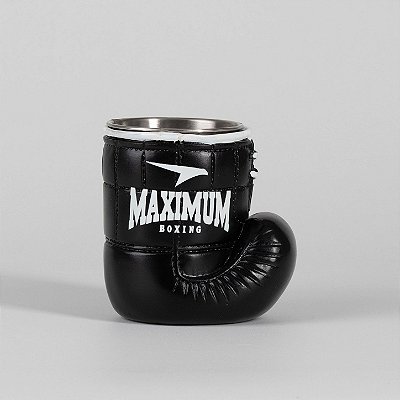 Caneca em Aço Inoxidável com Luva de Boxe Preta