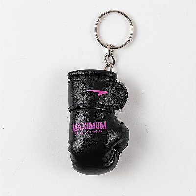 Chaveiro Luva de Boxe Preto e Lilás
