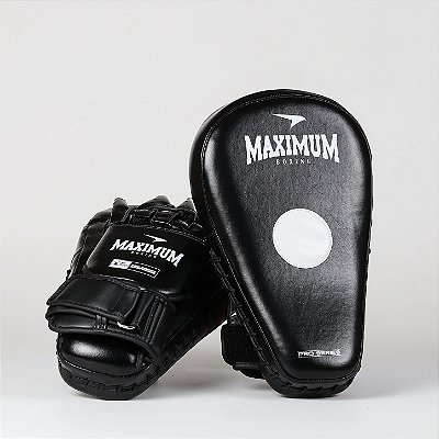 Manopla de Foco Longa Boxe e Muay Thai Maximum Profissional - Cor Preta