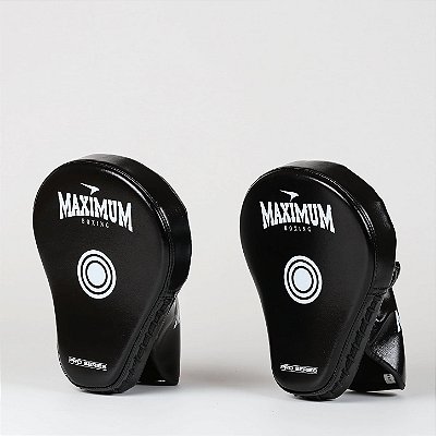 Manopla de Foco Média Boxe e Muay Thai Maximum Profissional - Cor Preto