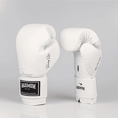 Luva de Boxe e Muay Thai Classic White Power Face