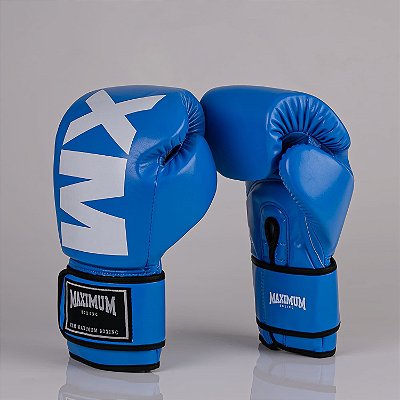 Luva de Boxe e Muay Thai MXM - Cor Azul