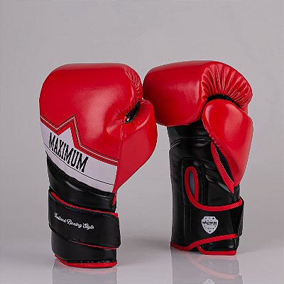 Luva de Boxe e Muay Thai Comfort - Cor Vermelho