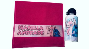 Garrafa + Toalha Infantil