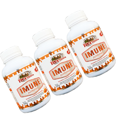 Composto Imuni Pulmonar Super Concentrado 390 ml kit Com 3 Unidades