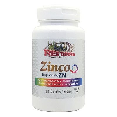 Zinco Bisglicinato ZN 60 Cápsulas
