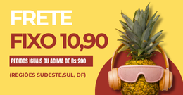 FRETE 10,90 PARA PEDIDO DE 200