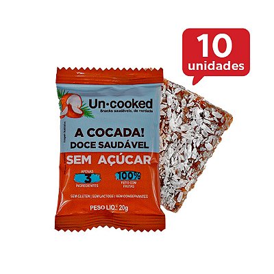 A COCADA! KIT COM 10 UNIDADES DE 20 GRAMAS