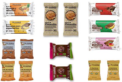 COMBO DEGUSTAÇÃO UNCOOKED - 15 ITENS