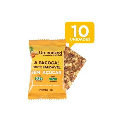 A PAÇOCA!  KIT COM 10 UNIDADES DE 20G