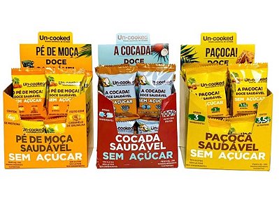 KIT  PAÇOCA + COCADA + PÉ DE MOÇA