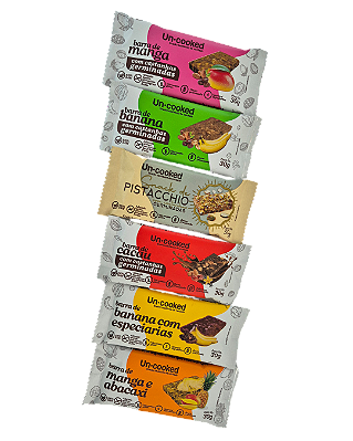 MIX DE 6 BARRAS DE FRUTAS - 180 GRAMAS