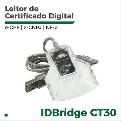 Leitor de Smart Card para certificado digital IDBridge CT30 Gemalto