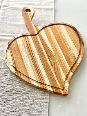 Trio de Tábuas Teca Coleção Gourmet - Personalizado