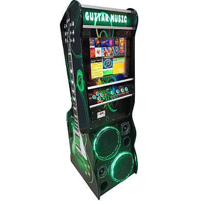 Máquina de Música Jukebox e Karaokê: 7 X 1 Tela 17 Polegadas G Verde ( Residencial )