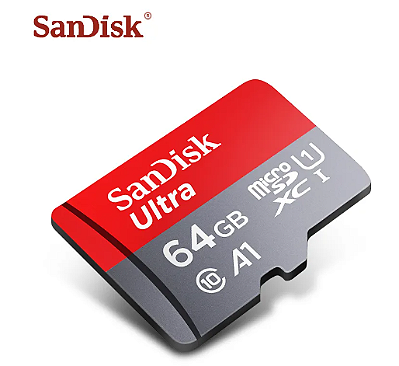 Cartão Micro SDXC UHS-I Class10 - Sandisk - 64 Gb