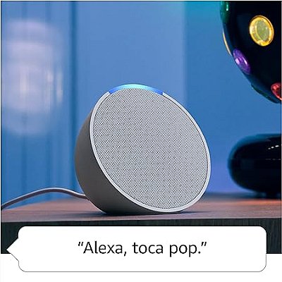 Echo Pop: Smart Speaker com Alexa - branca