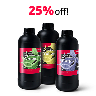 Kit de Resinas 3D Phrozen Macaroon 3kg (3un.)