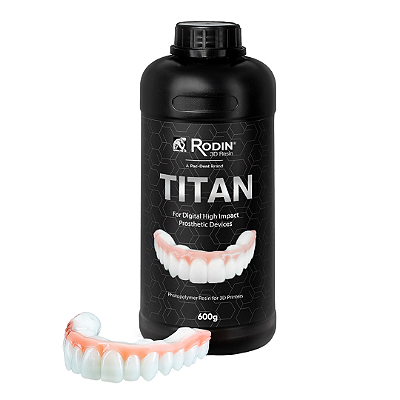 Resina 3D Odontológica Rodin Titan para Protocolos