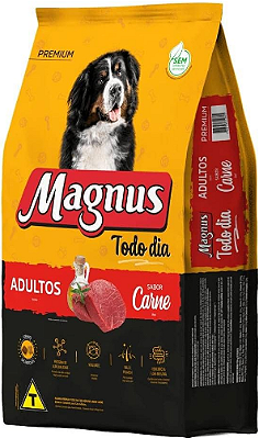 Ração Seca Magnus Todo Dia Carne para Cães Adultos 20KG