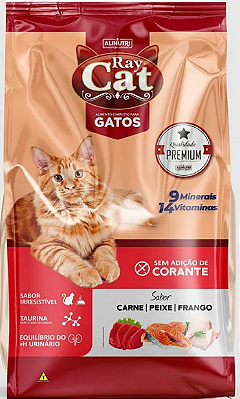 Ração Premium Para Gatos Raycat