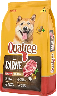 Ração Seca Quatree Carne para Cães Adultos 15 KG