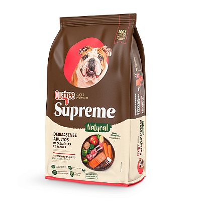 Ração Quatree Supreme Dermato Cordeiro e Salmão Cães Adultos 2,5 kg