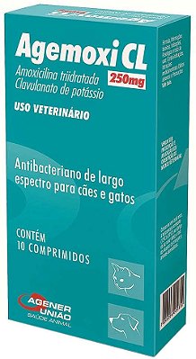 Agemoxi CL 250 mg 10 comprimidos