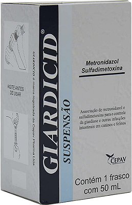 Giardicid Suspensão - 50 mL