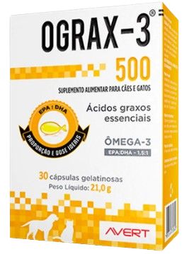 Ograx 3 500mg 30 cápsulas