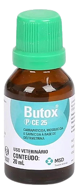 Butox Pulverização de Bovinos e Equinos Intervet 20 ml