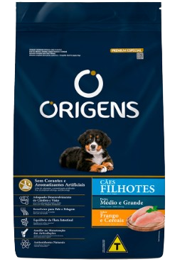 Ração Origens para Cães Filhotes de Médio e Grande Porte  15 kg