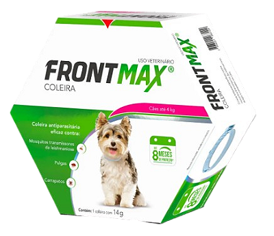 Coleira Antipulgas , Carrapatos e leishimaniose  Frontmax Cães até de 4 kg
