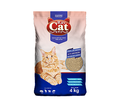 Granulado sanitário para gatos Raycat 4 kg