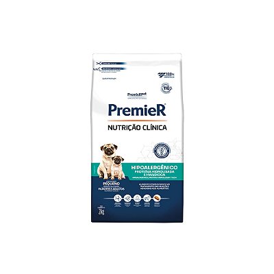 Ração Premier Nutrição Clínica Hipoalergênico para Cães de Pequeno Porte 2 kg