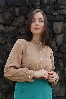 Camisa Dulcis Amêndoa