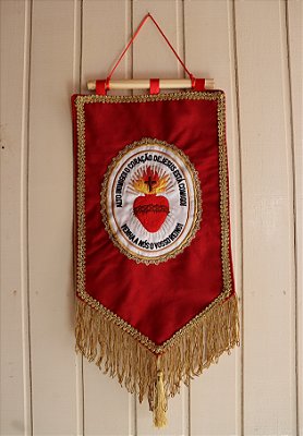 Escudo de parede do Sagrado Coração de Jesus (Detém-te)